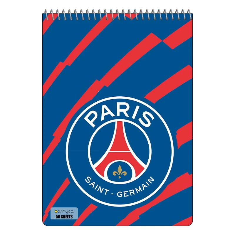 دفتر نقاشی 50 برگ سیمی کارنیکا طرح پاری سن ژرمن Paris Saint Germain کد 46620