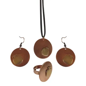 نیم ست زنانه نخل زیور طرح انار کد 262