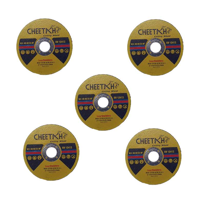 صفحه برش استیل چیتا مدل 115-ye بسته 5 عددی