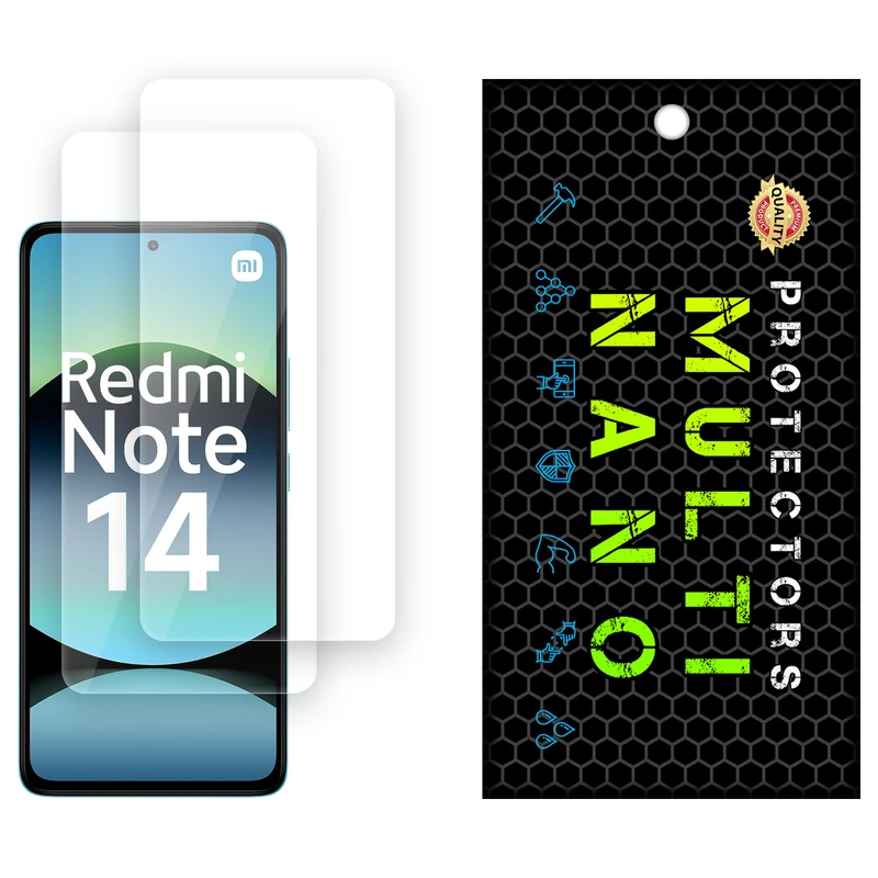 محافظ صفحه نمایش شفاف مولتی نانو مدل X-S2N مناسب برای گوشی موبایل شیائومی Redmi 15 4G بسته دو عددی