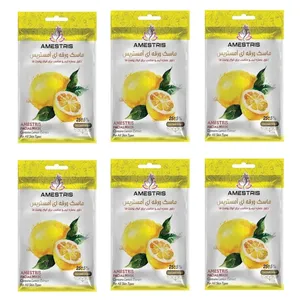 ماسک صورت آمستریس مدل پروتئینه مناسب برای پوست حساس وزن 25 گرم بسته 6 عددی