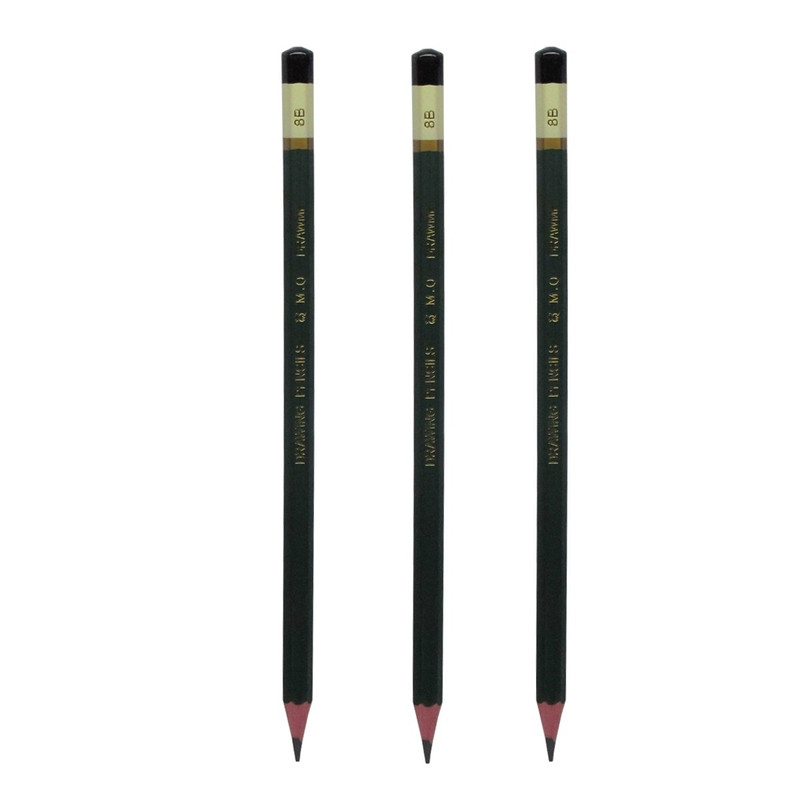 مداد طراحی ام کیو مدل 8B کد 007 بسته 2 عددی