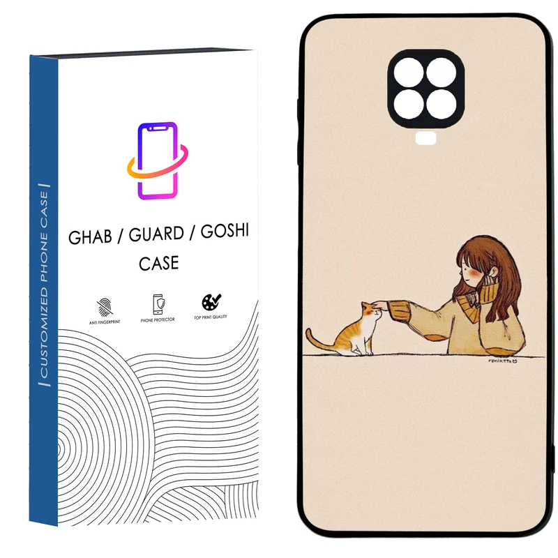 کاور قاب گارد گوشی طرح دخترانه کد 120 - TPU مناسب برای گوشی موبایل شیائومی Redmi Note 9s / Note 9 pro