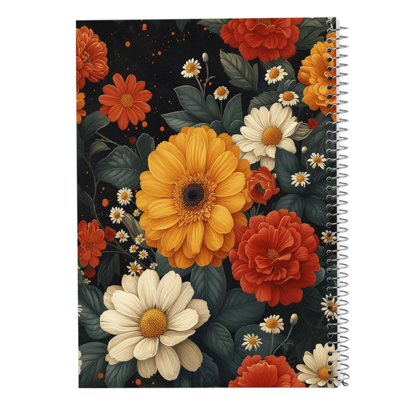 دفتر مشق 100 برگ مدوپد مدل گل کد DF13368