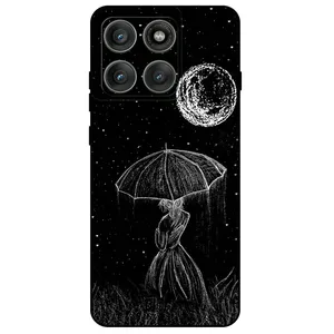Megafone Girl and Moon 1369 Cover For Motorola Moto Edge 60 Pro