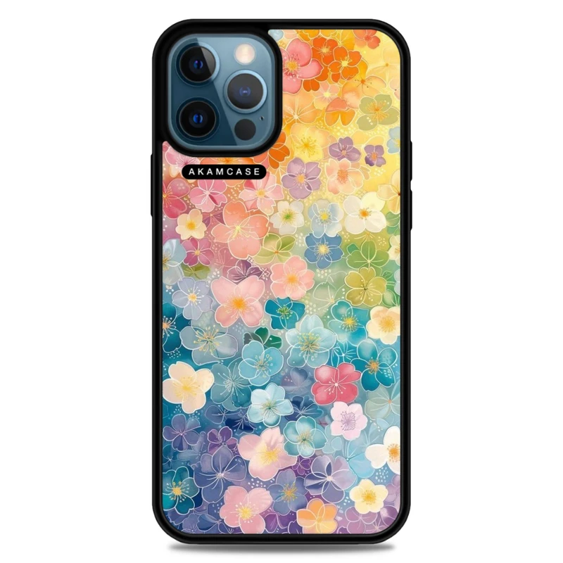 کاور آکام مدل AMC-WA12PROMAX-FLOWERS-27 مناسب برای گوشی موبایل اپل iPhone 12 Pro Max