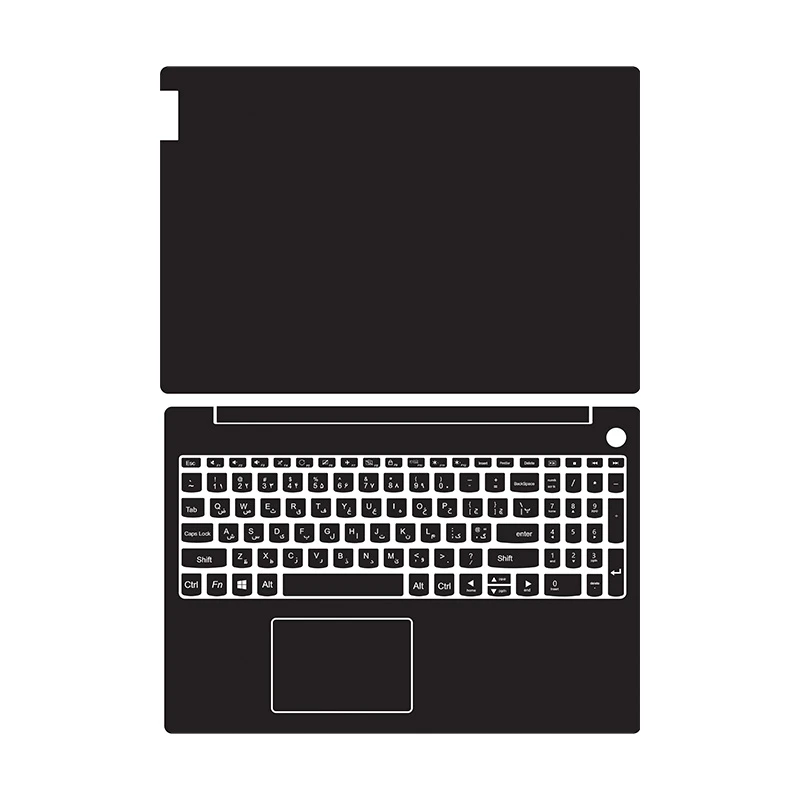 برچسب محافظ لپ تاپ توییجین و موییجین کد 01 مناسب برای لپ تاپ لنوو Ideapad 3 15ITL05 به همراه برچسب حروف فارسی کیبورد 