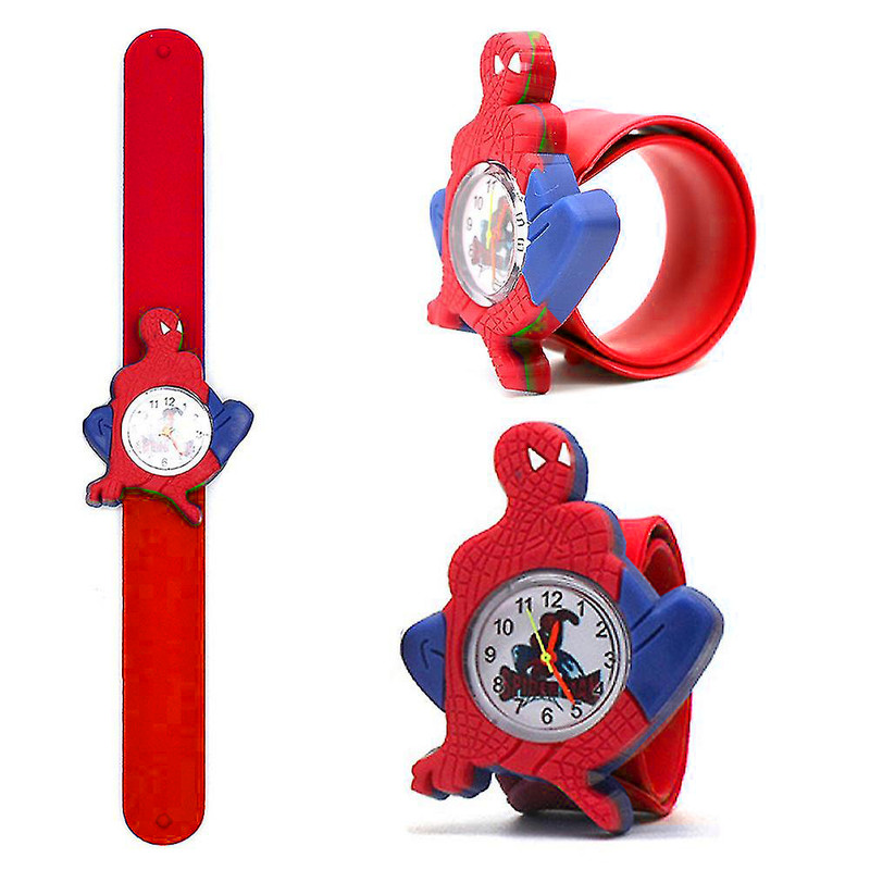 ساعت مچی عقربه ای بچگانه مدل مرد عنکبوتی کد 1