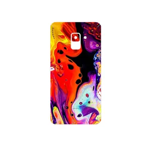 MAHOOT Abstract Oil Art Cover Sticker for Samsung Galaxy A8 2018