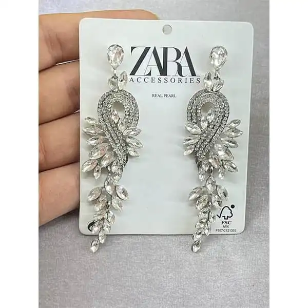 گوشواره زنانه  مدل جواهری کد 66932