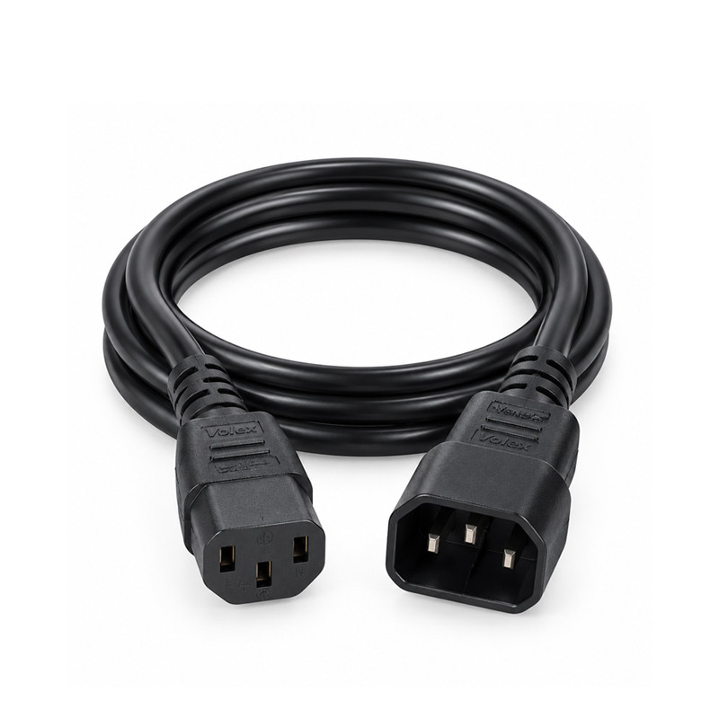 کابل برق بک تو بک ولکس مدل C13-C14