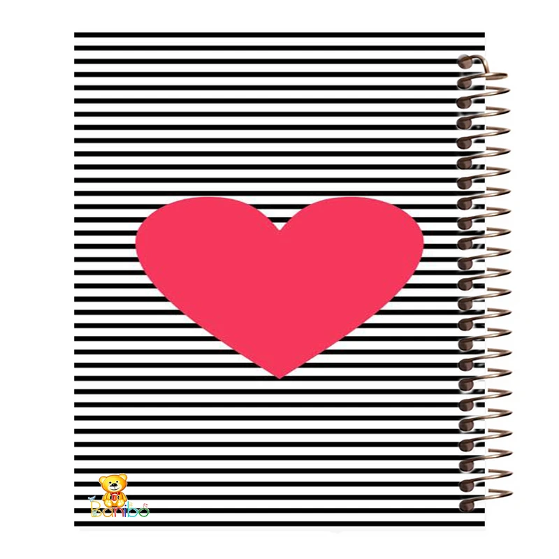 دفتر نقاشی 50 برگ بانیبو مدل قلب  کد 130