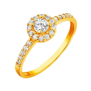 انگشتر طلا 18 عیار زنانه قیراط کد GH3491