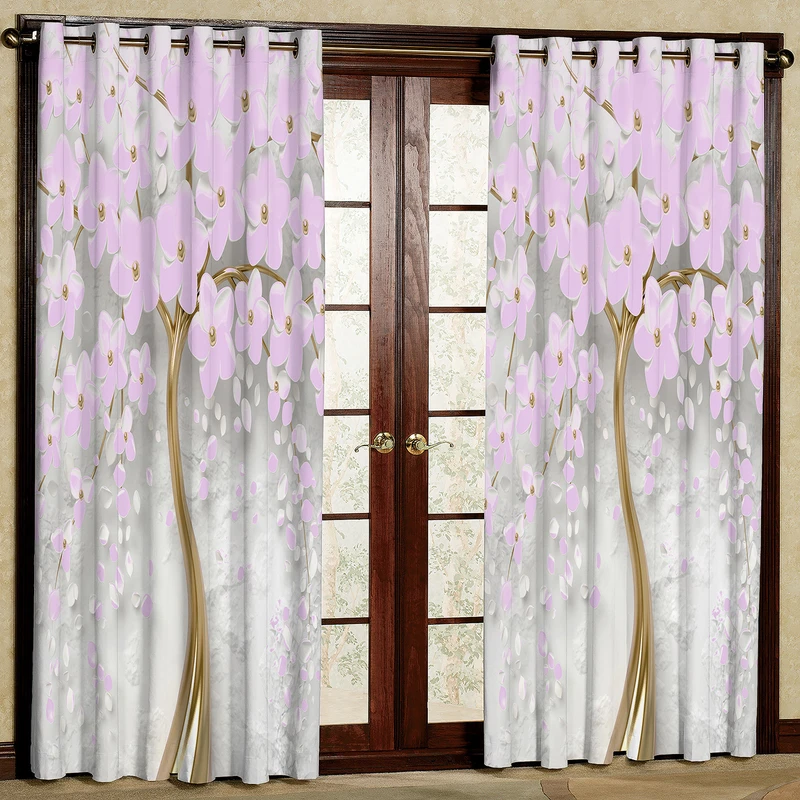 پرده مدل مخمل پانچی کد 1925T2 سایز 200x140 سانتی متر