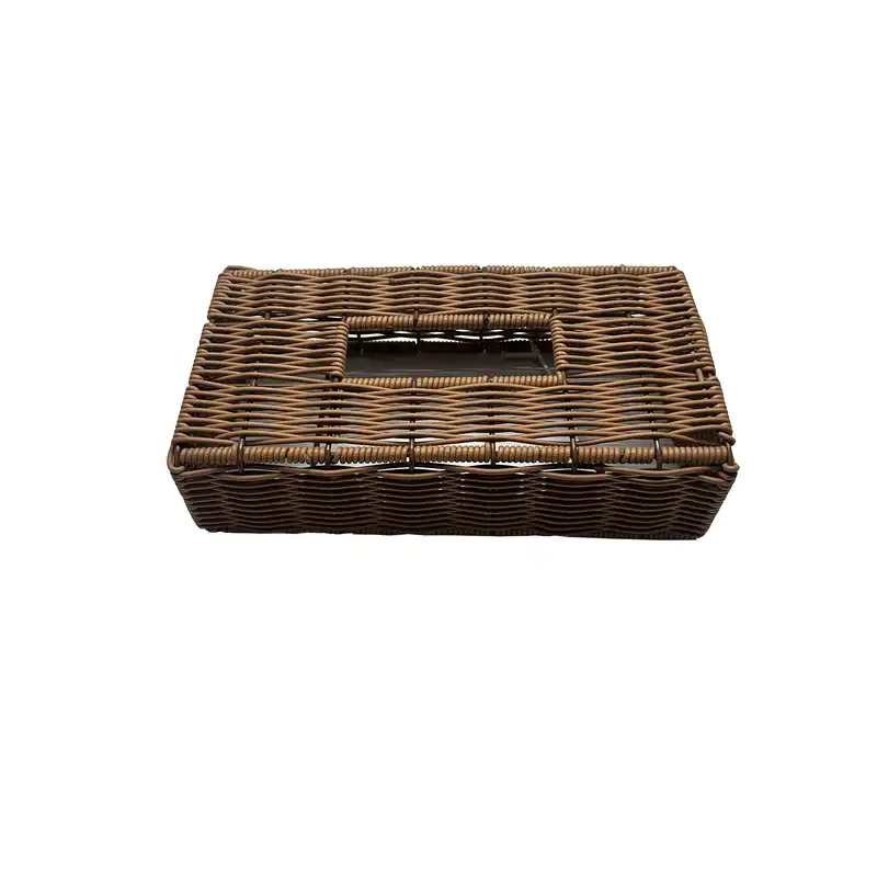 جای دستمال کاغذی زیبا سازان مدل حصیری کد 28