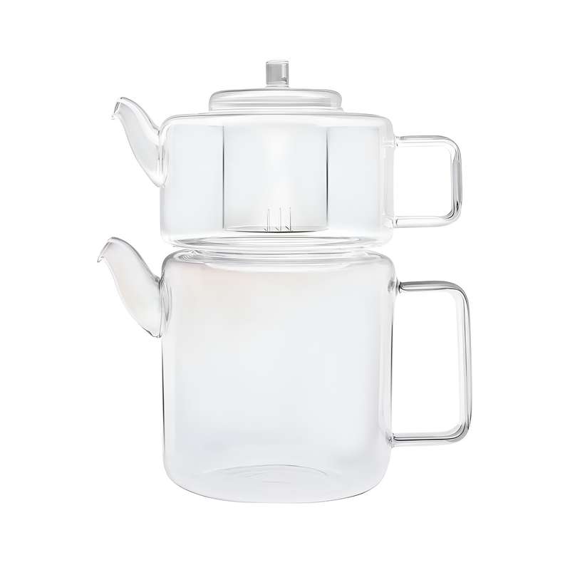 ست کتری و قوری مدل شیشه ای کد prx-2+1.2 ست کتری و قوری مدل شیشه ای کد prx-2+1.2