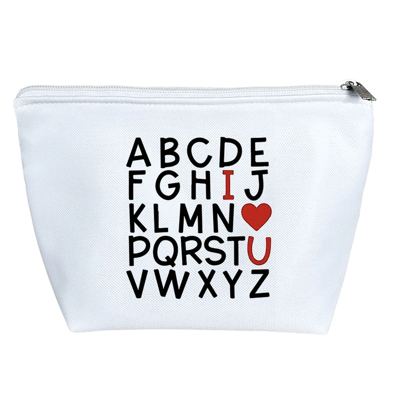 کیف لوازم آرایش دخترانه خندالو مدل دوست دارم کد 8084