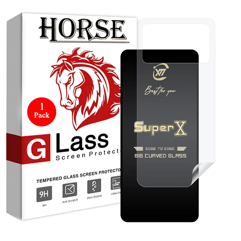 محافظ صفحه نمایش هورس مدل 2SXN مناسب برای گوشی موبایل شیائومی Poco M4 Pro به همراه محافظ پشت گوشی