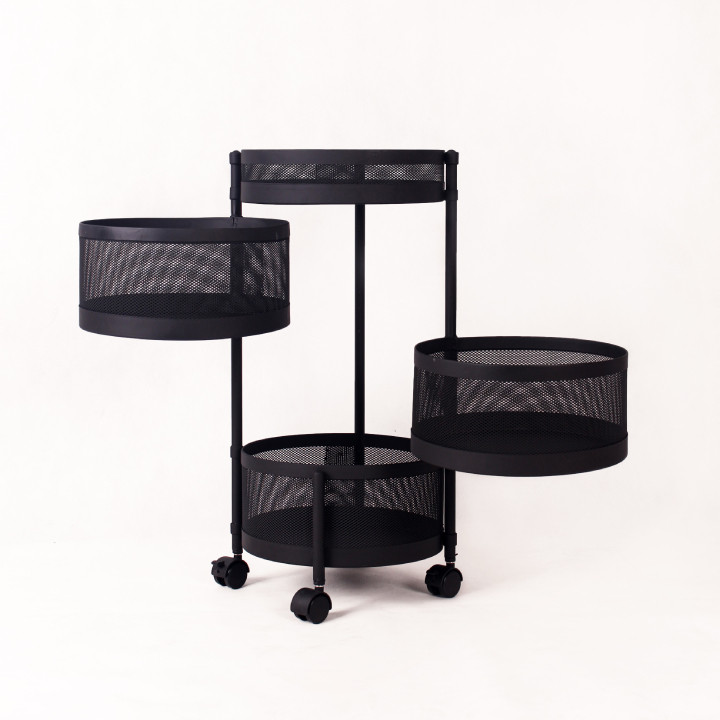 سبد سیب زمینی و پیاز ساین مدل توری سه و نیم طبقه تایر دار