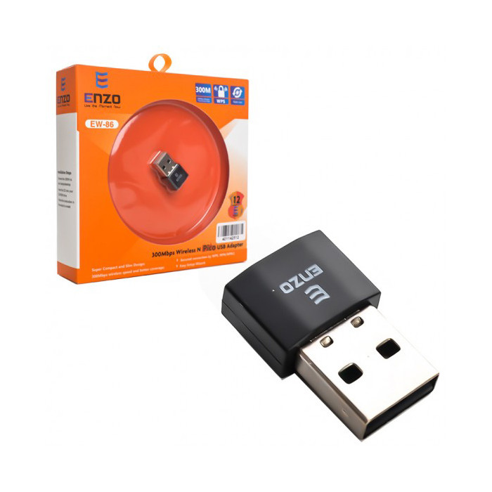 کارت شبکه USB انزو مدل ew-86