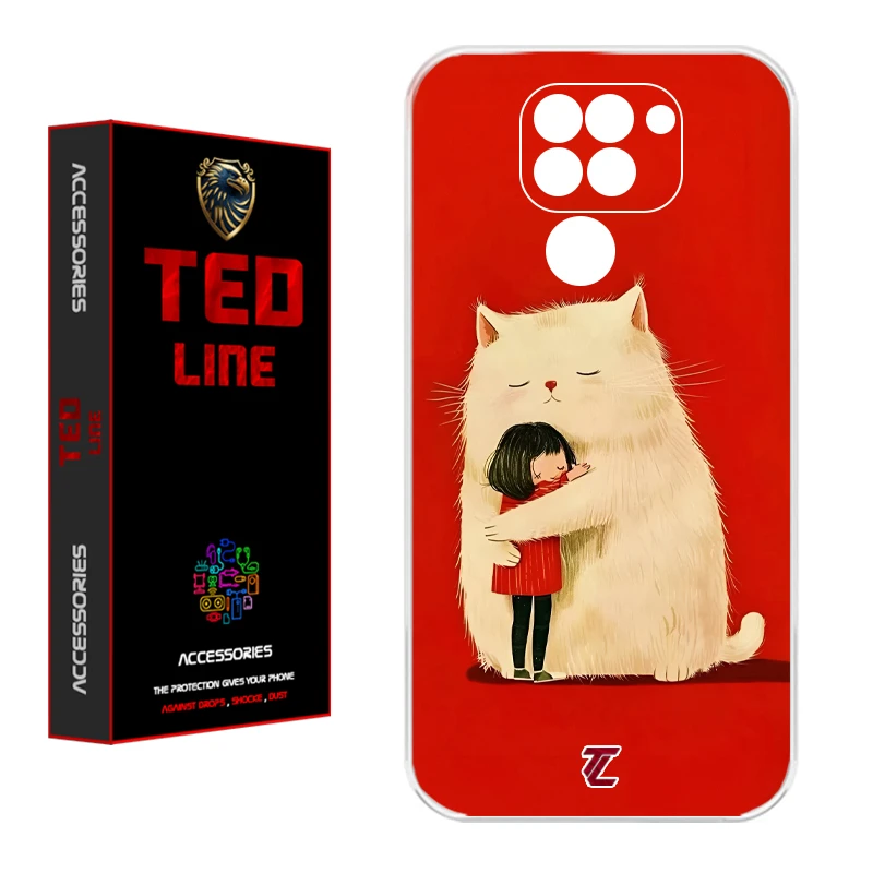 کاور تدلاین طرح گربه کد 1170 مناسب برای گوشی موبایل شیائومی Redmi Note 9