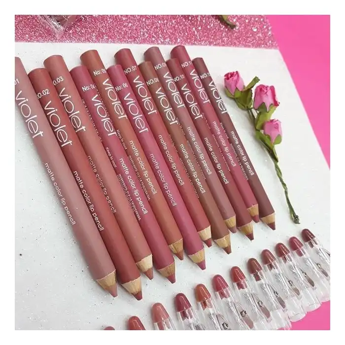 رژلب مدادی وییولت مدل فردو مجموعه ۱۲ عددی