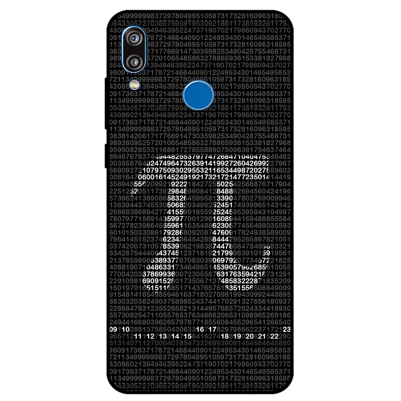 کاور مگافون طرح عدد پی مدل 7240 مناسب برای گوشی موبایل شیائومی Redmi Note 7 / Note 7 Pro