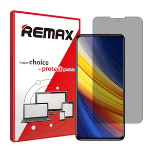 Remax brand shockproof Privacy screen protector glass for Xiaomi Poco X3 Pro