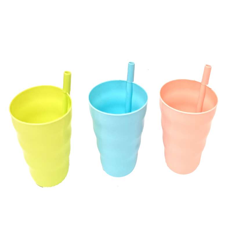 لیوان کودک مدل نی دار مجموعه 3 عددی