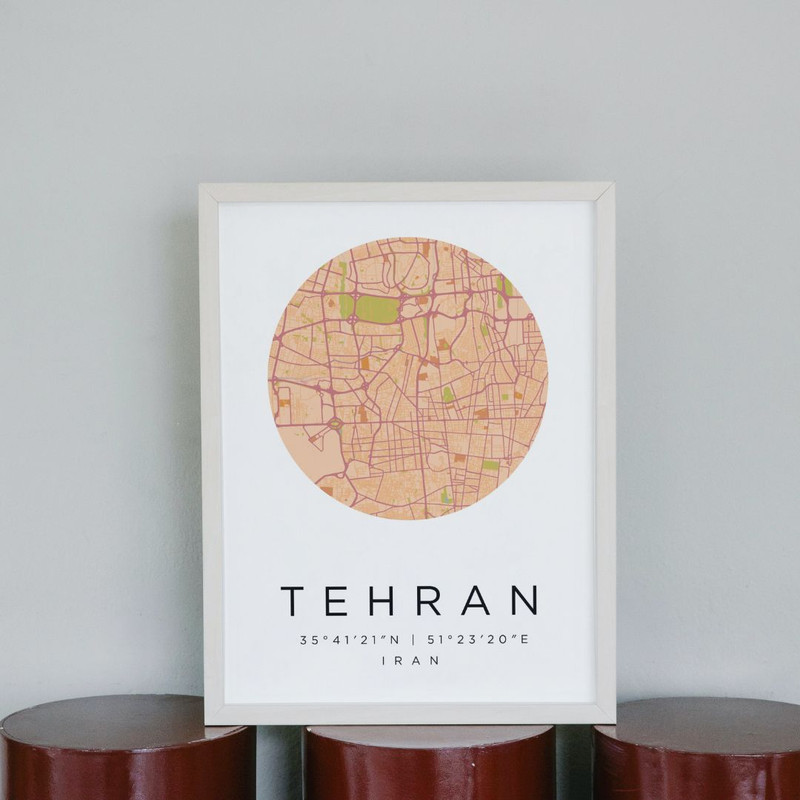 تابلو مدل جغرافیا تهران