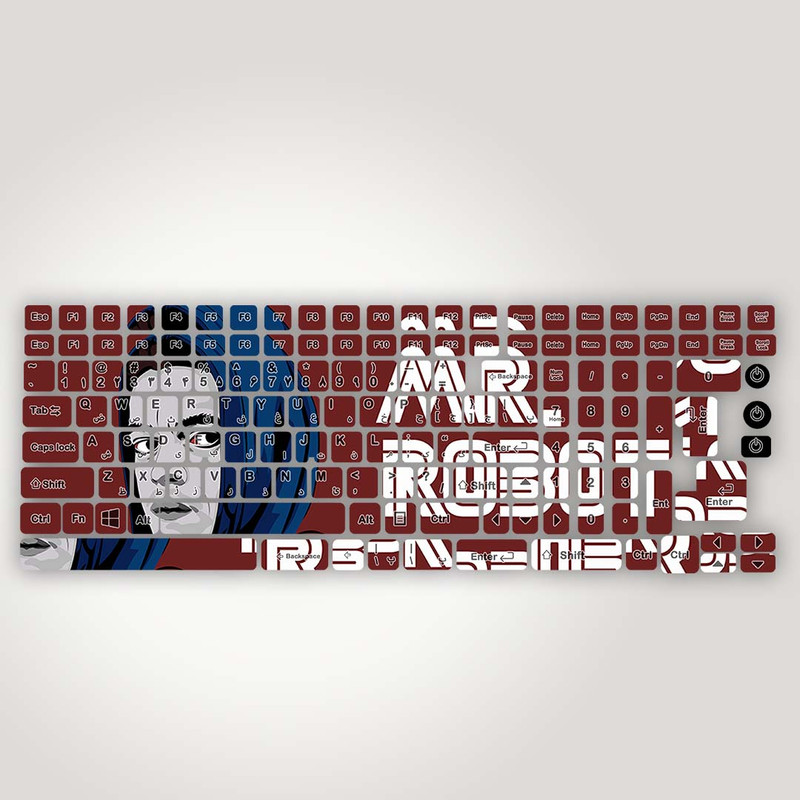 برچسب حروف فارسی کیبورد مدل mr robot کد K-350 