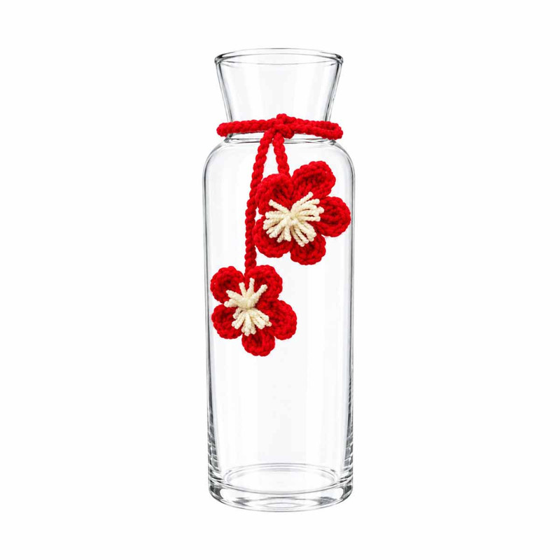 گلدان شیشه ای مدل اسموتی هستی کد 015