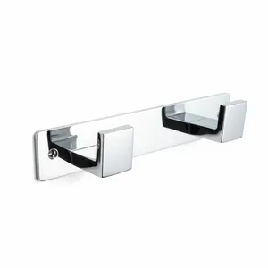 آویز لباس دلفین مدل دو شاخه مستطیلی چسبی کد Org-2