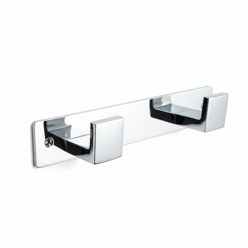آویز لباس دلفین مدل دو شاخه مستطیلی چسبی کد Org-2