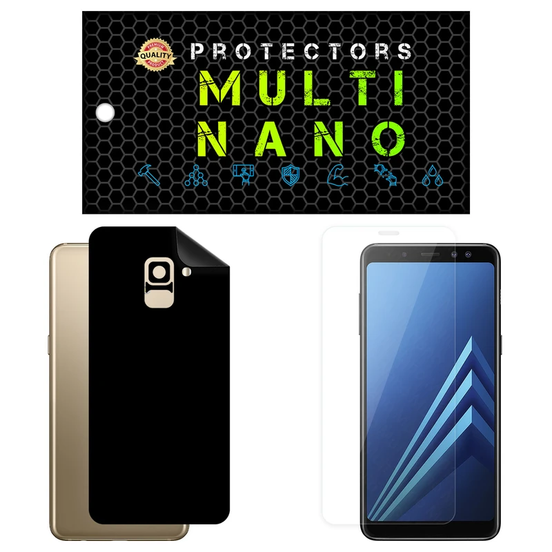 محافظ صفحه نمایش مولتی نانو مدل X-SFM مناسب برای گوشی موبایل سامسونگ Galaxy A8 2018 به همراه برچسب پوششی