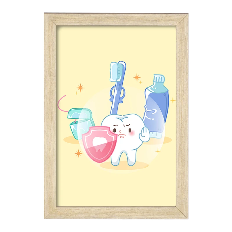 تابلو خندالو مدل دندان و دندان پزشکی کودکانه کد 36712