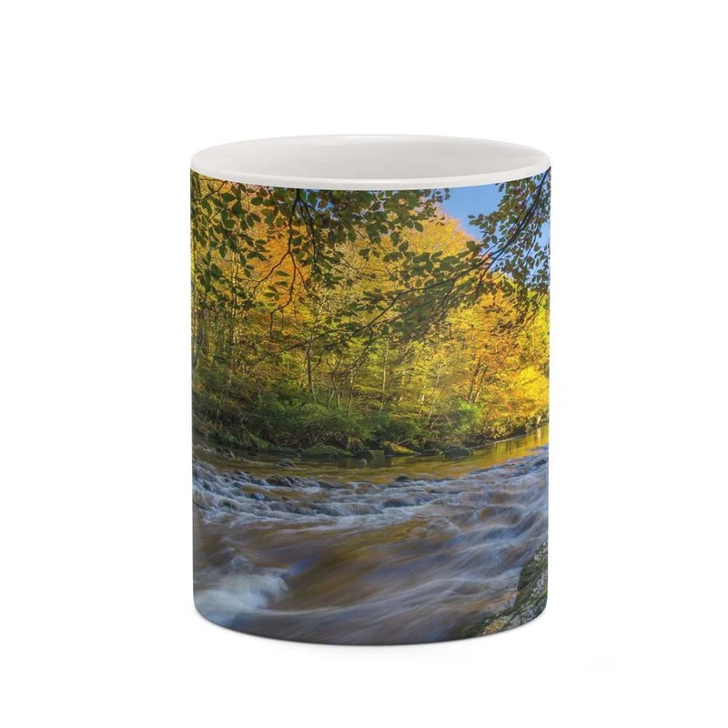 ماگ کاکتی مدل منظره پاییزی کد mgh18586