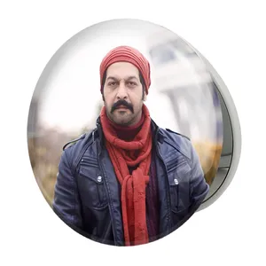 آینه جیبی خندالو طرح کامران تفتی مدل تاشو کد 6330 