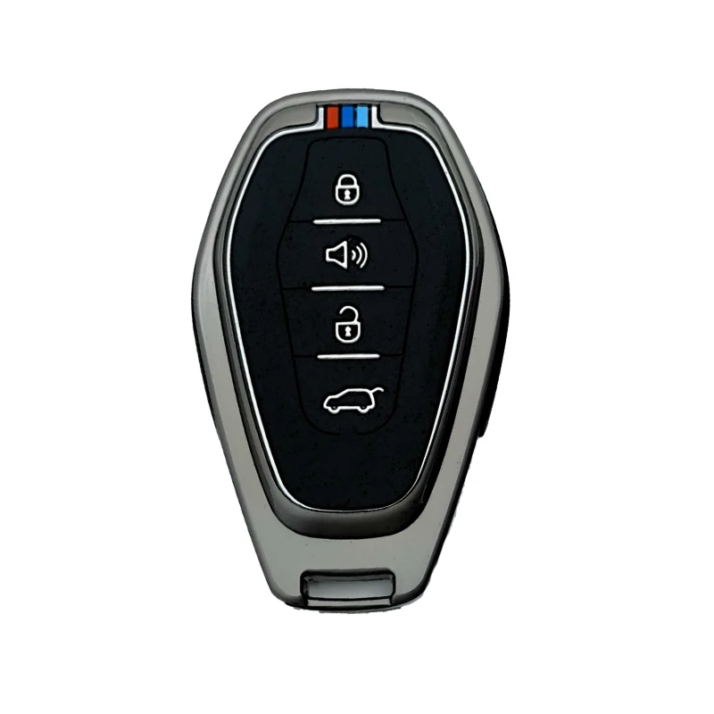 کاور ریموت و سوئیچ خودرو کالانیکس مدل COV-FidelityPrestige-10648 طرح فلزی مناسب برای فیدلیتی پرستیژ