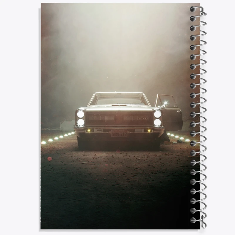 دفتر مشق 50 برگ خندالو طرح ماشین کلاسیک کد F1009