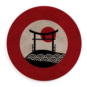   دیوارکوب طرح نقاشی ژاپنی مدل wtb837