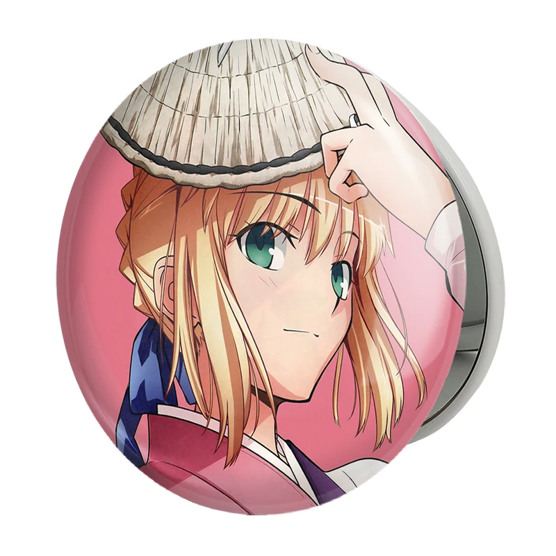 آینه جیبی خندالو طرح التر انیمه فیت استی نایت Fate Stay Night مدل تاشو کد 22785 