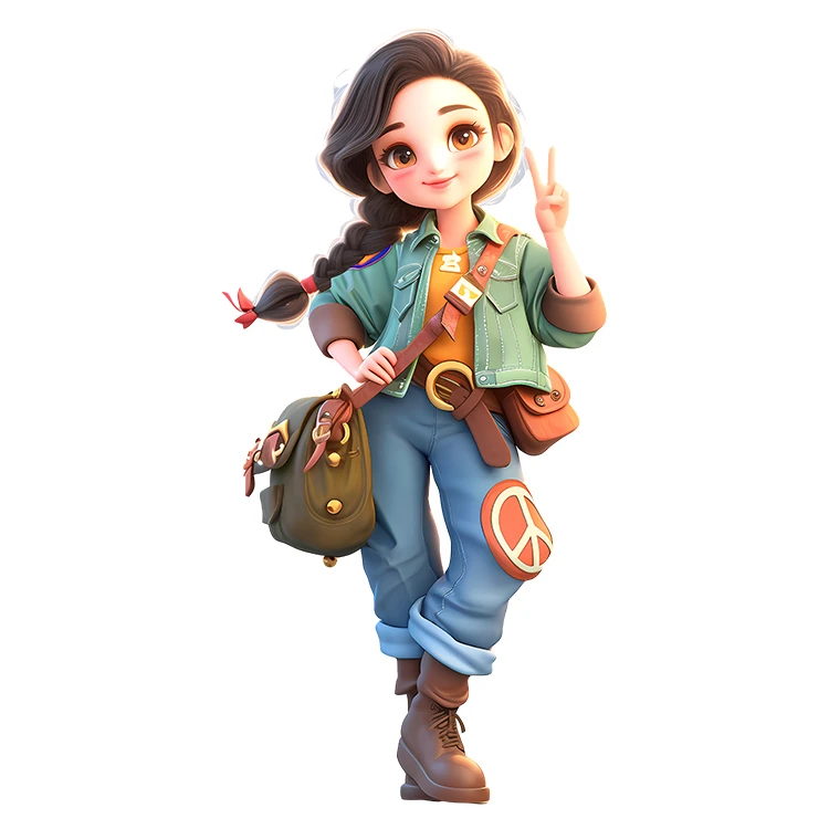 اریب زن پاد آفرین مدل کارتونی کیوت فانتزی دخترانه کد S5788