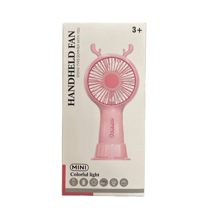 پنکه شارژی پرتابل مدل شاخ گوزنی