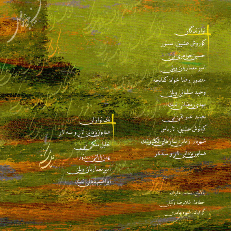 آلبوم موسیقی فریاد بی حاصل اثر مرتضی صالحی