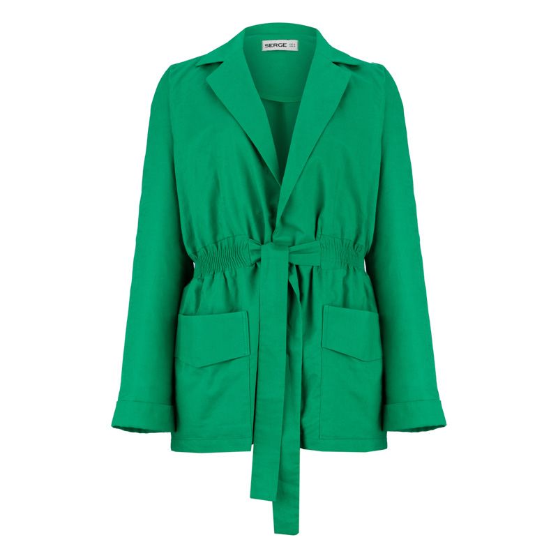 مانتو زنانه سرژه مدل 216618 رنگ سبز - - 1