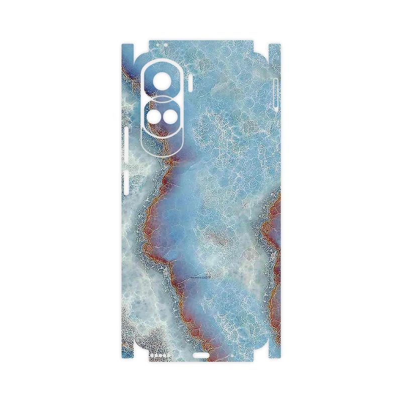 برچسب پوششی ماهوت مدل Blue_Ocean_Marble-FullSkin مناسب برای گوشی موبایل آنر 90 Lite
