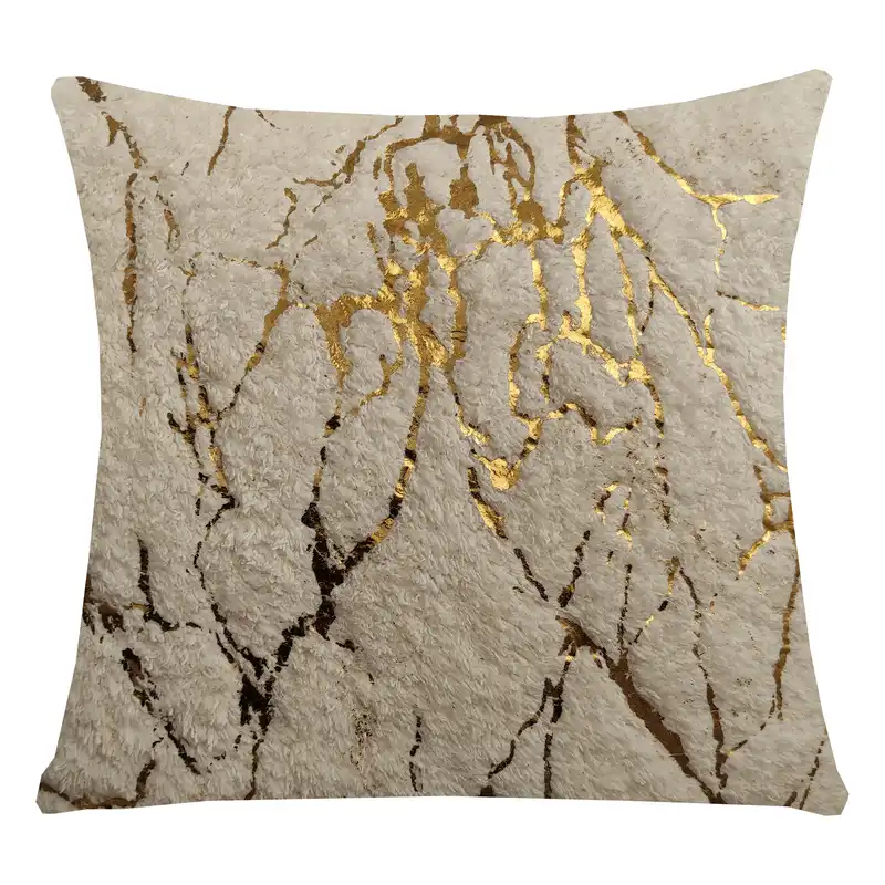 کاور کوسن مدل خز طلاکوب