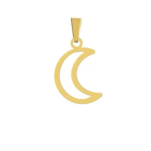 آویز گردنبند هایکا مدل ماه کد a.h 164