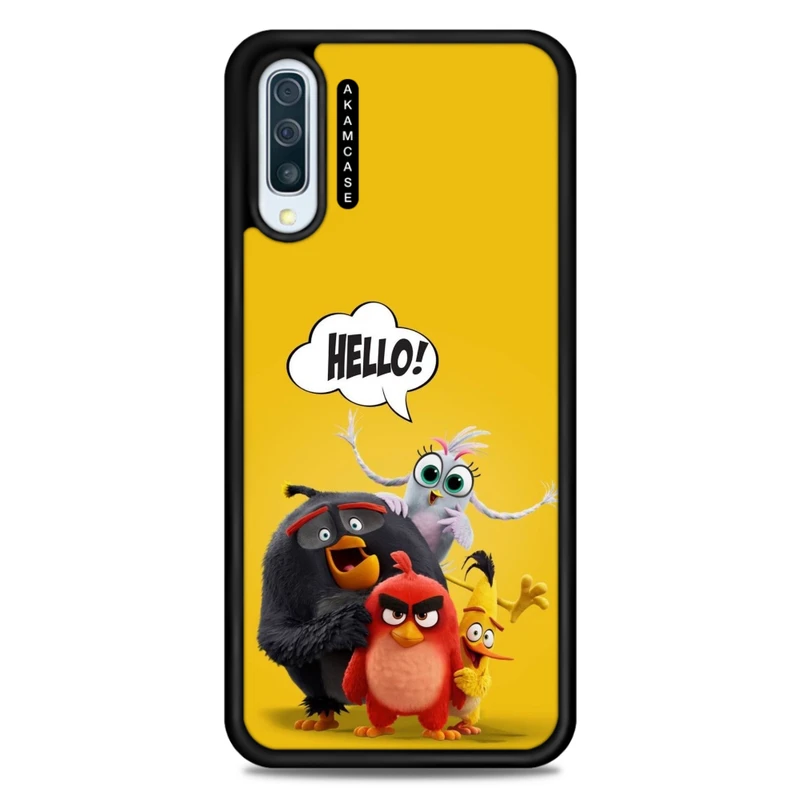 کاور آکام مدل AMC-WSGA50-ANGRY BIRDS17 مناسب برای گوشی موبایل سامسونگ Galaxy A50